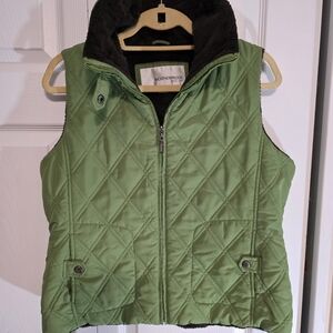 Weatherproof Green Quilted Vest